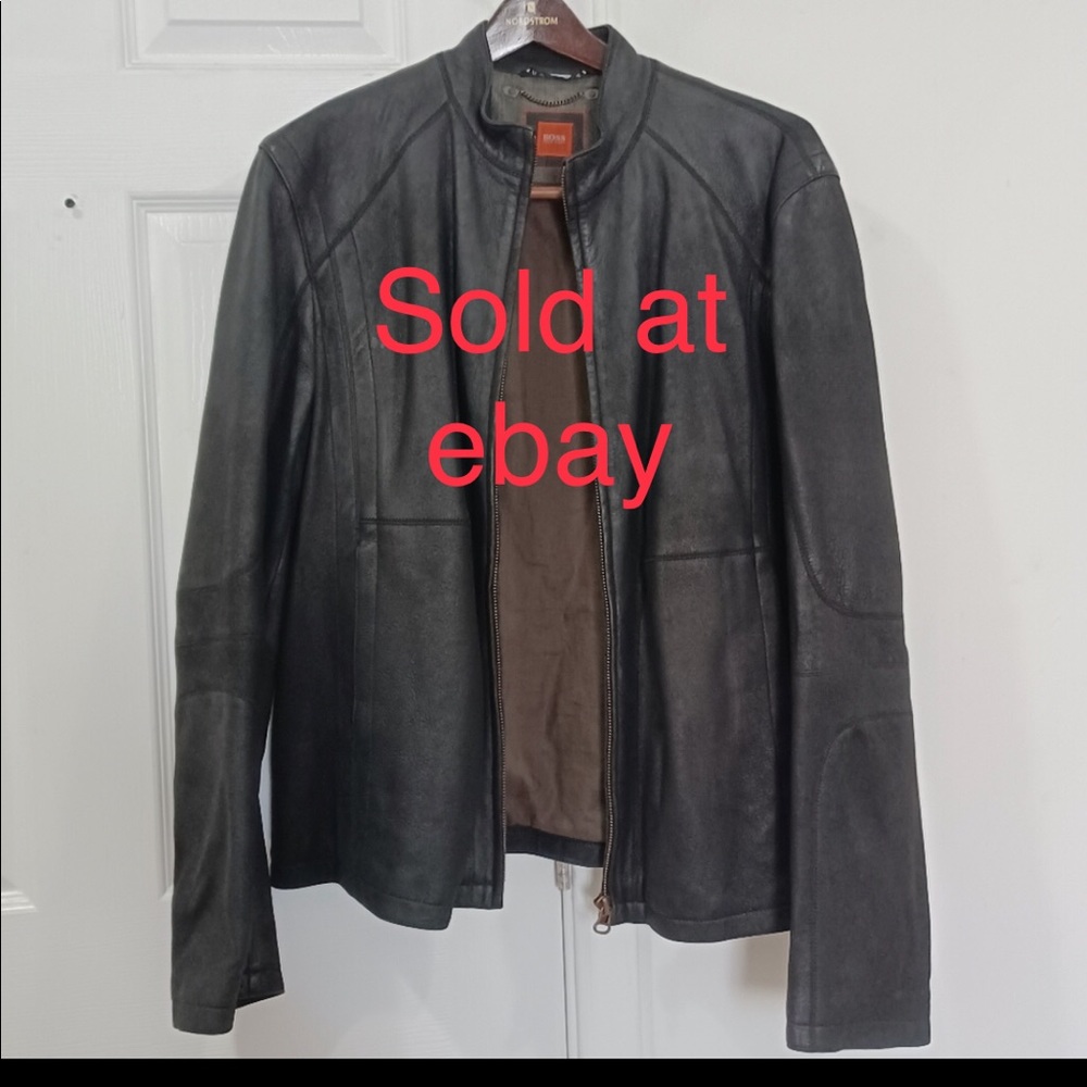Vintage Hugo Boss Orange mens jacket